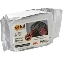Şekil Beyaz Seramik Hamuru 1000 Gr.
