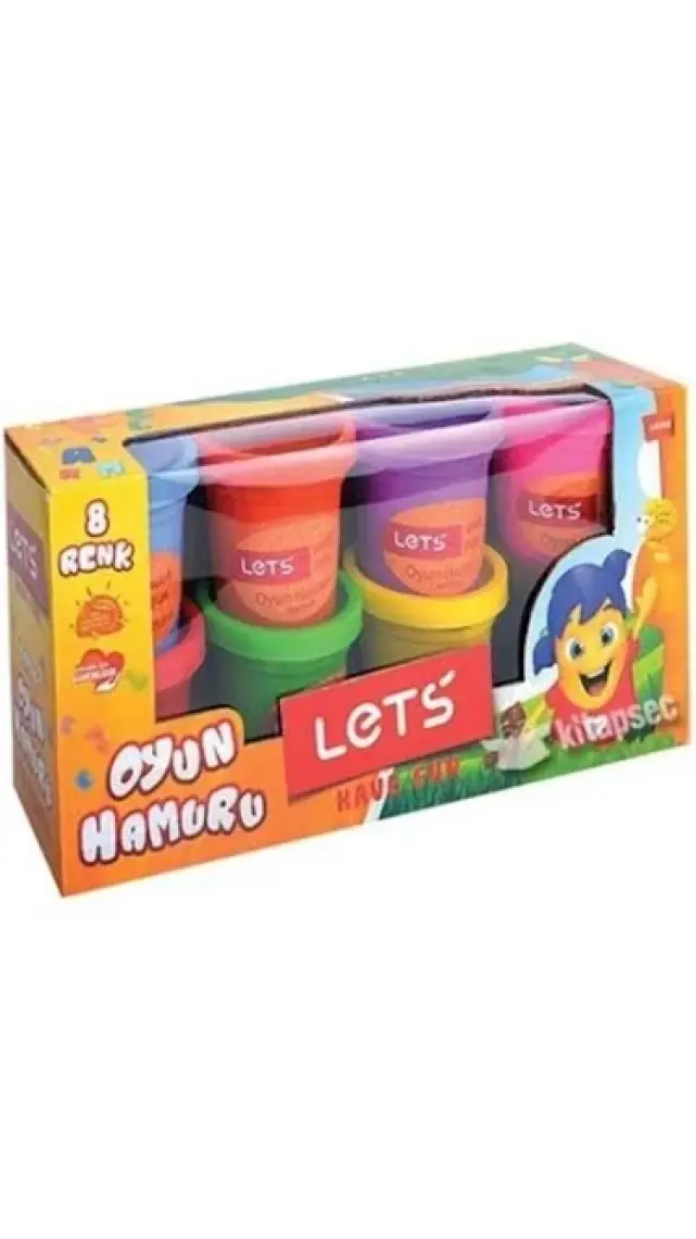 Lets Oyun Hamuru 8 Renk / L8358