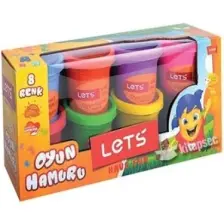 Lets Oyun Hamuru 8 Renk / L8358