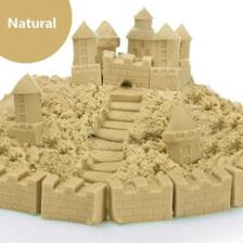 Heroes Kinetik Kum Kovalı Set Naturel Renk 1 kg + 6 Parça Oyun Kalıbı