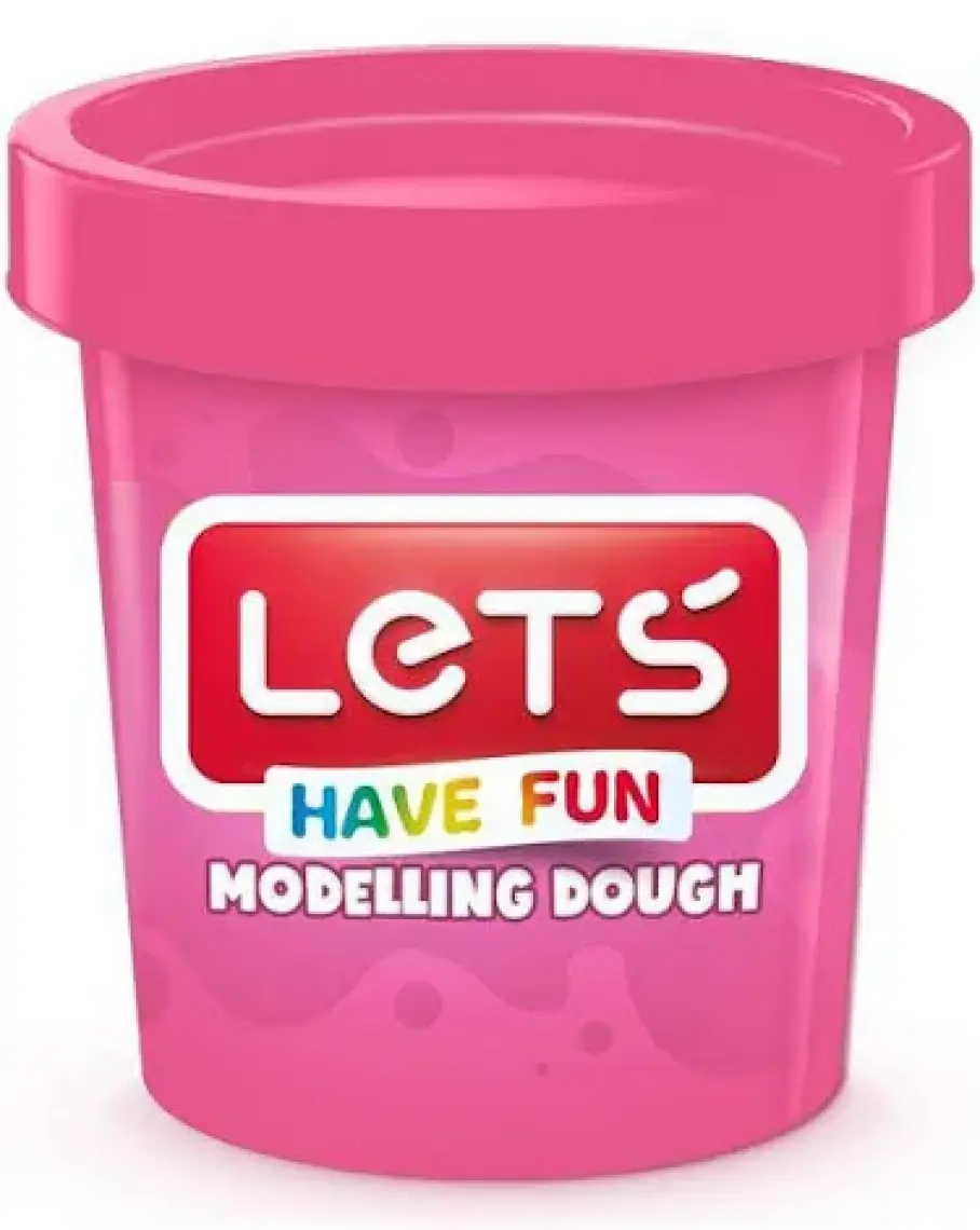 Lets Oyun Hamuru Tek Renk Pembe 150 Gr L-8340-7