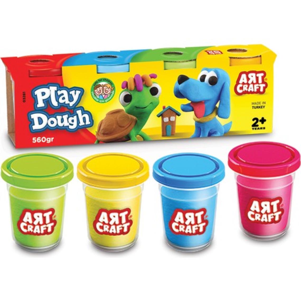 Art Craft 4'lü Oyun Hamuru 560 gr 03281