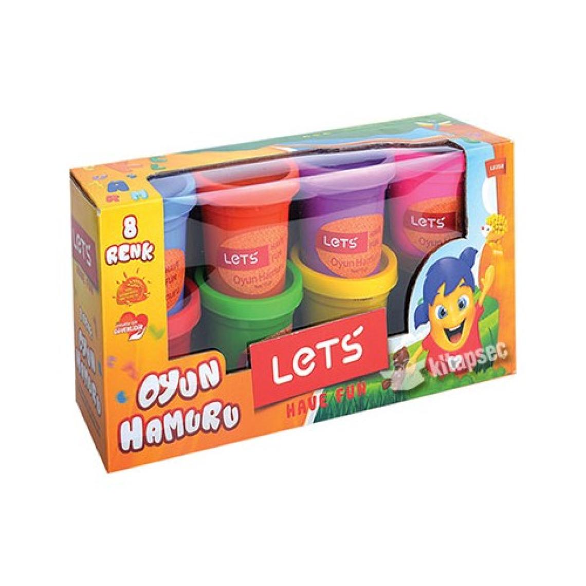 Let's Oyun Hamuru 8 Renk 600 gr L8358