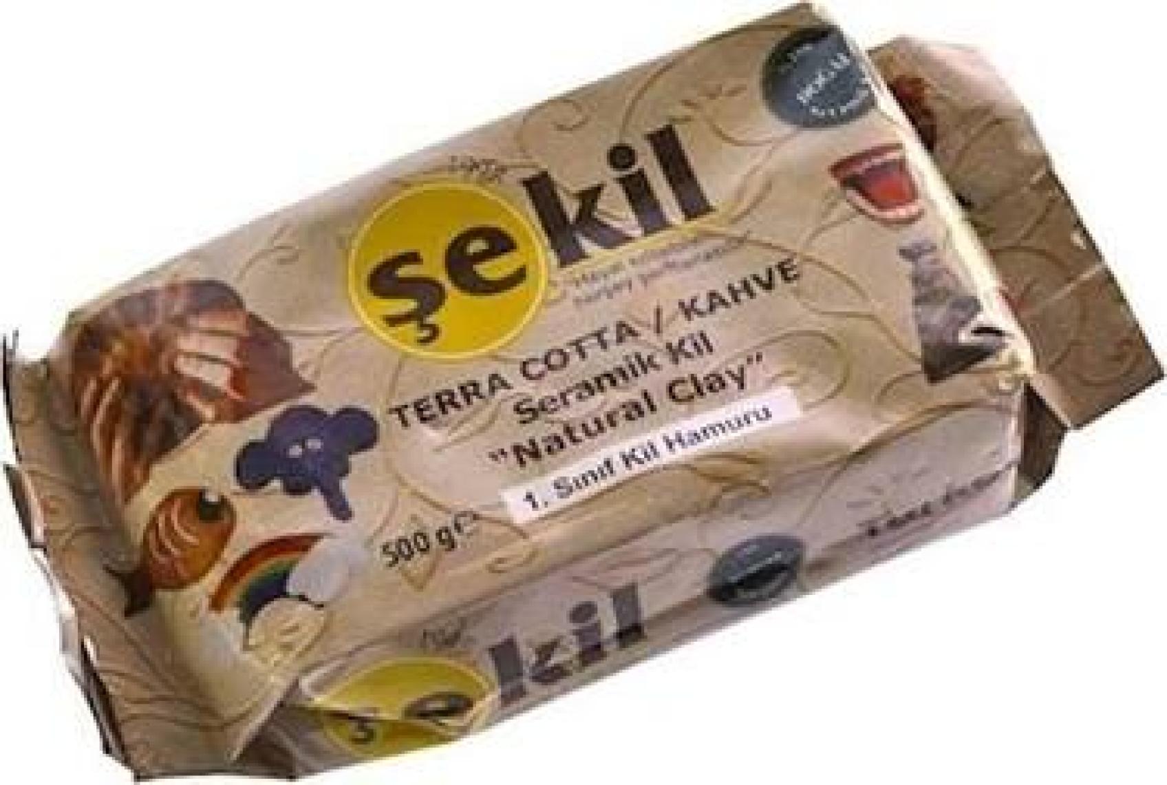Şekil Seramik Hamuru Kahverengi 500Gr.
