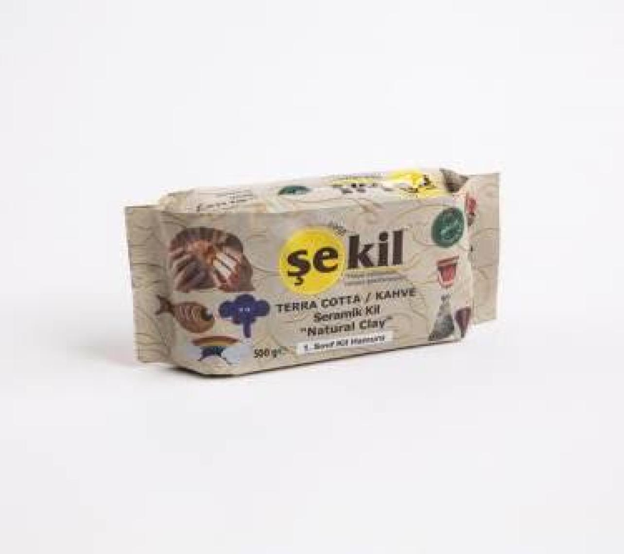 Şekil Seramik Hamuru Kahverengi 500Gr.