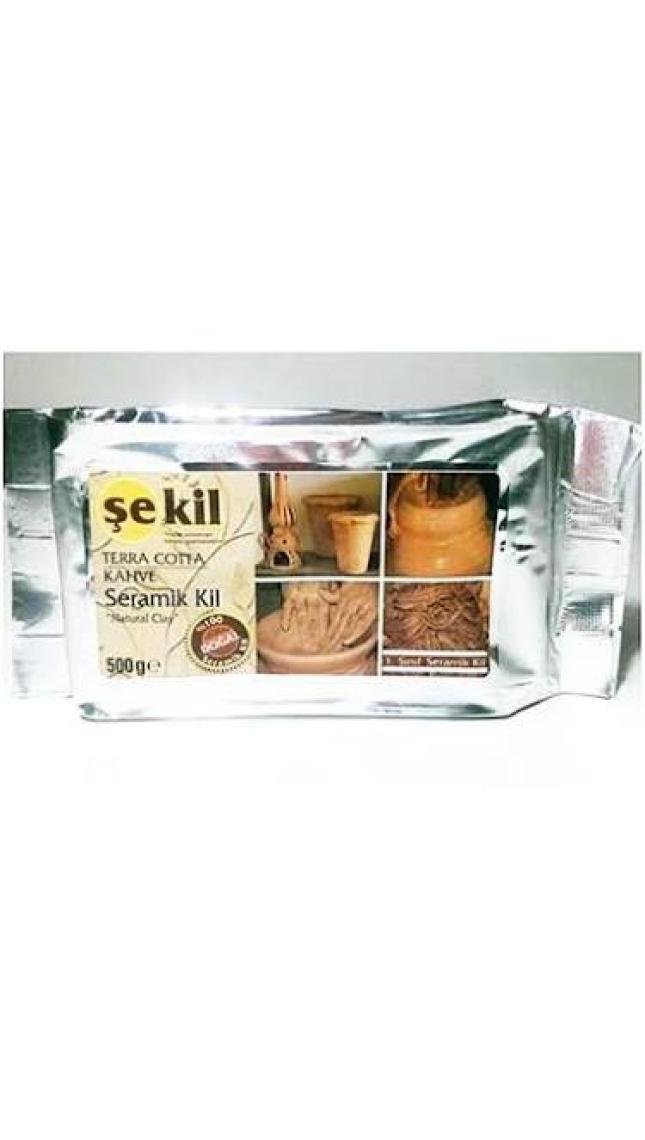 Şekil Seramik Hamuru Kahverengi 500Gr.