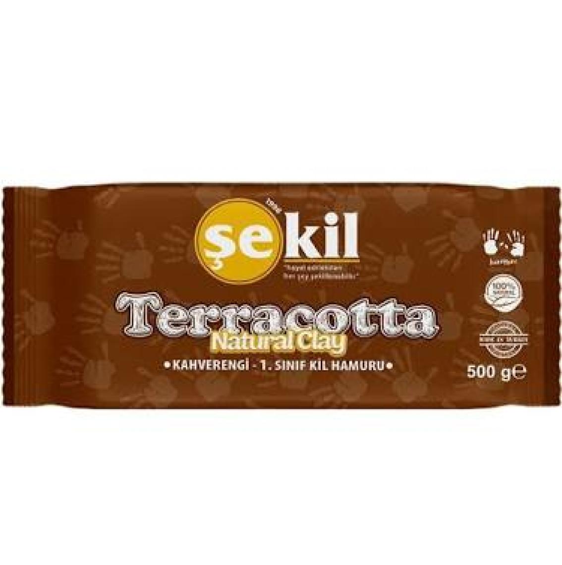 Şekil Seramik Hamuru Kahverengi 500Gr.