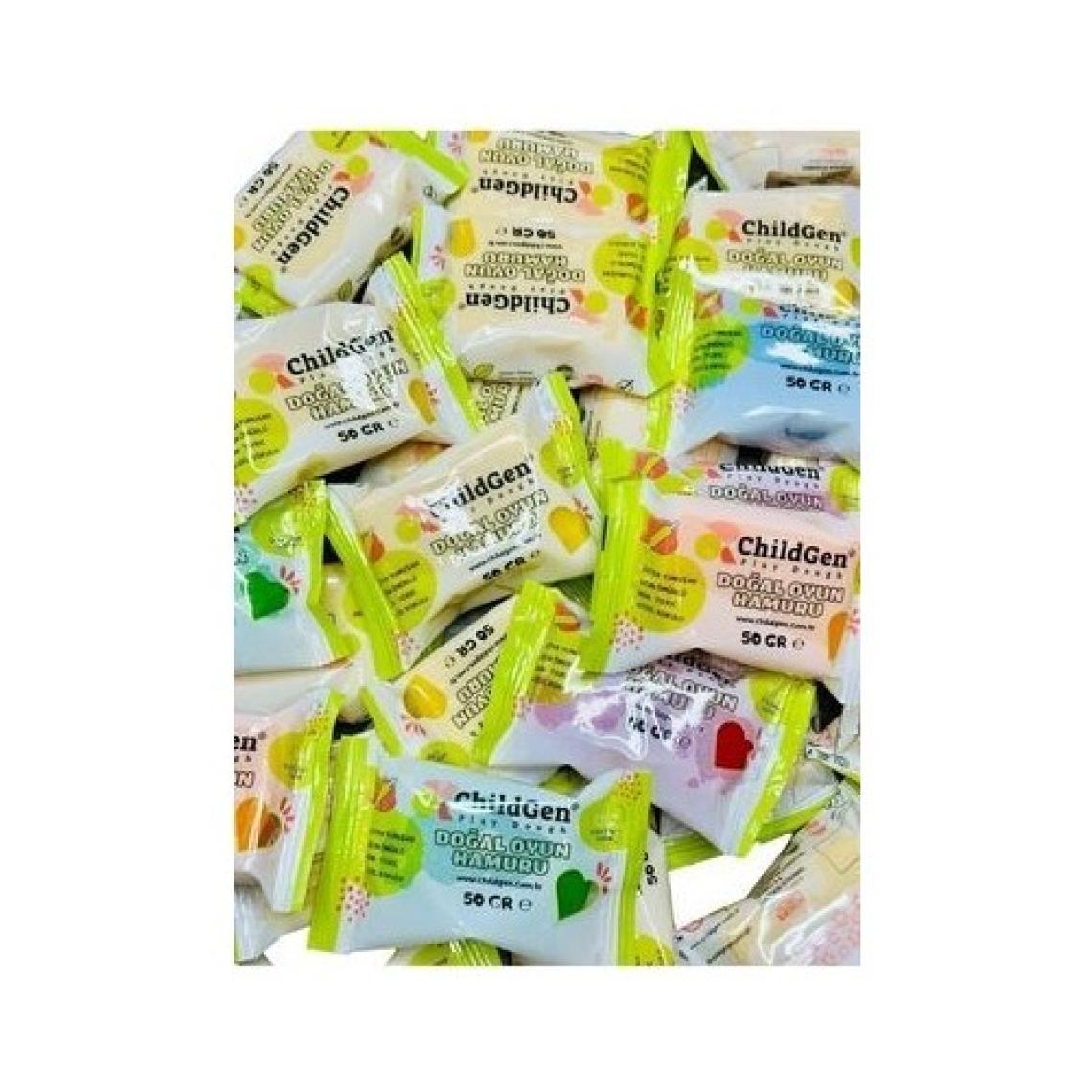 ChildGen Doğal Oyun Hamuru -10'lu Minipack - (10X50GR)