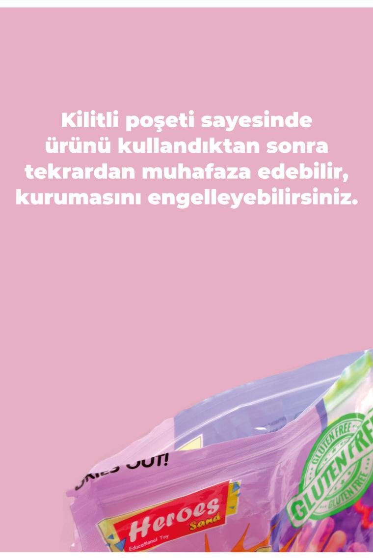 Heroes Kinetik Oyun Kum 1000 gr Yeşil