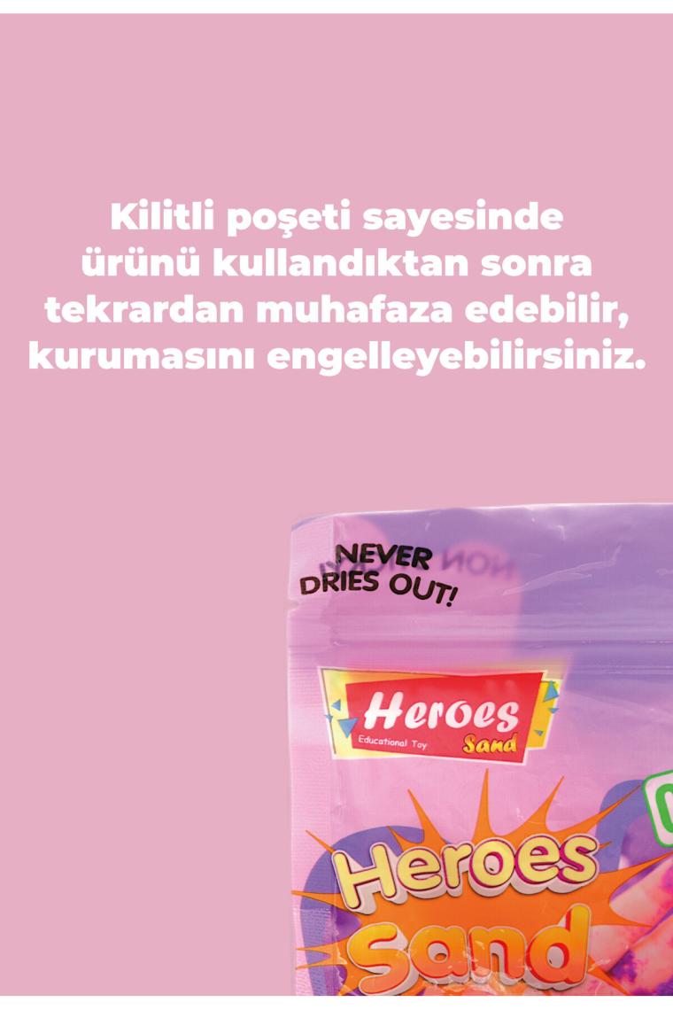 Heroes Kinetik Oyun Kum 1000 gr Yeşil