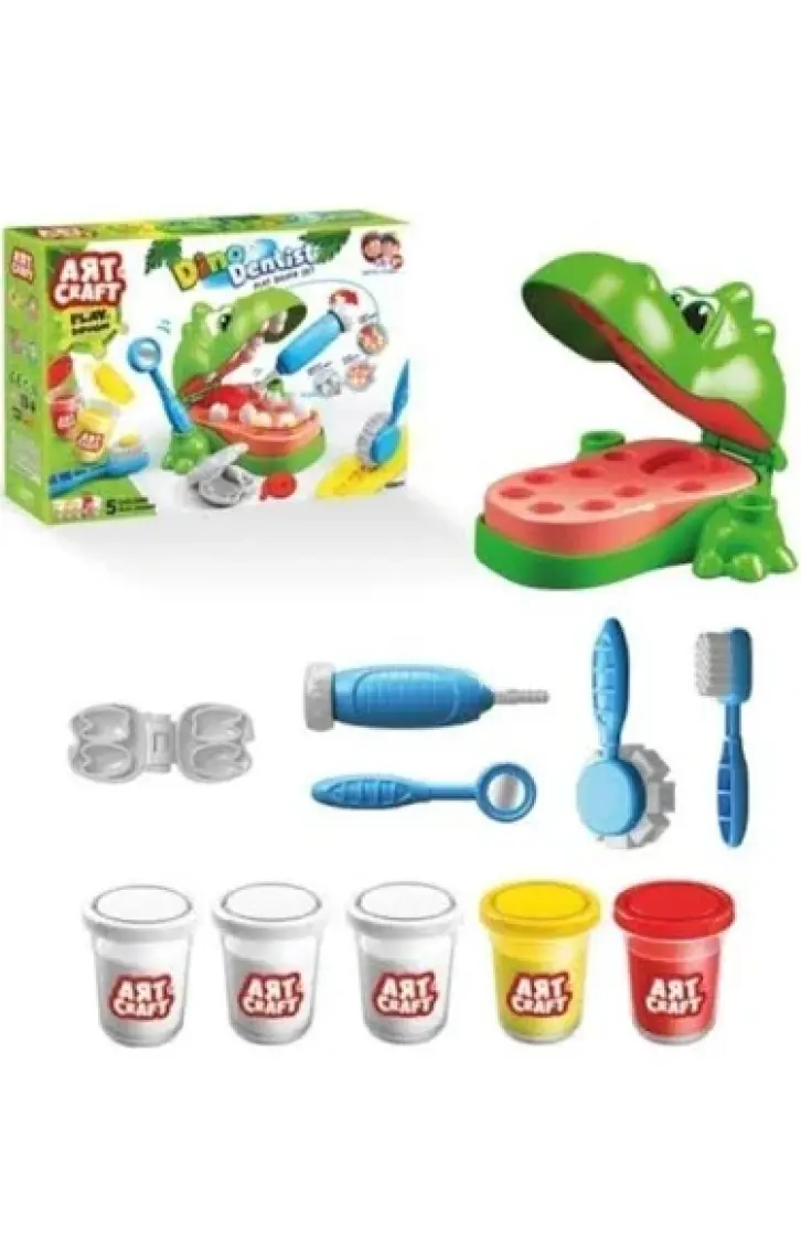 Art Craft Dino Dişçi Hamur Set
