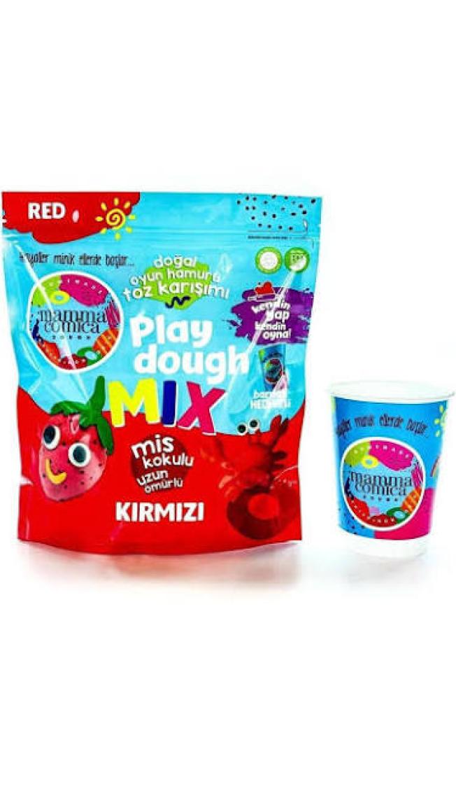 Mammacomica Dough Kendin Yap Kendin Oyna Doğal Oyun Hamuru Toz Karışımı- Mavi -800GR