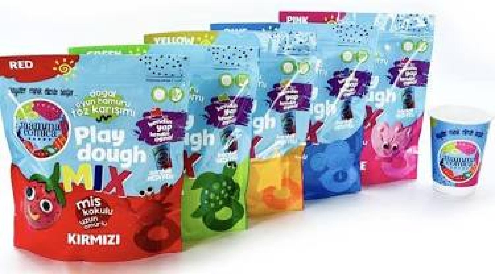 Mammacomica Dough Kendin Yap Kendin Oyna Doğal Oyun Hamuru Toz Karışımı- Mavi -800GR