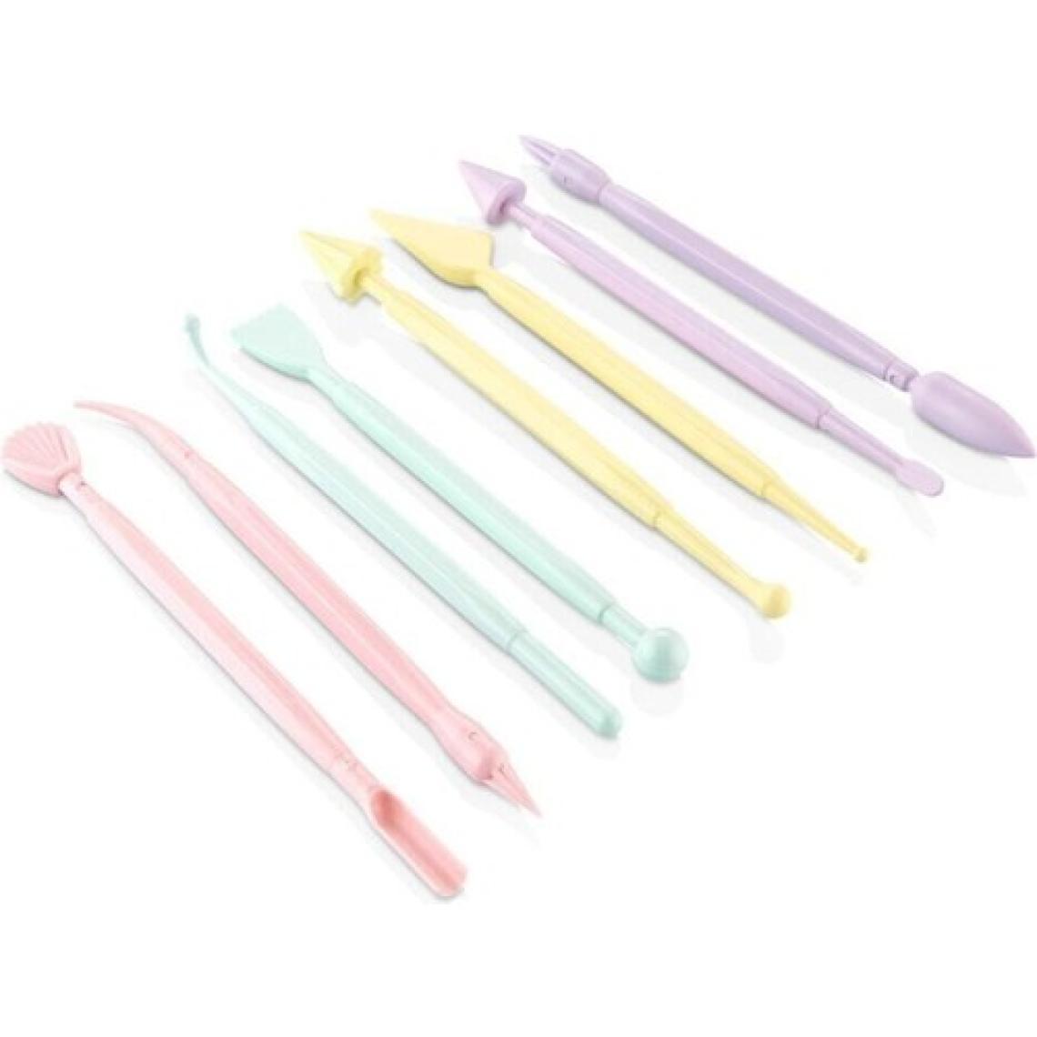 Sunplast 8'li Pasta Kalemi Marzipan Seti