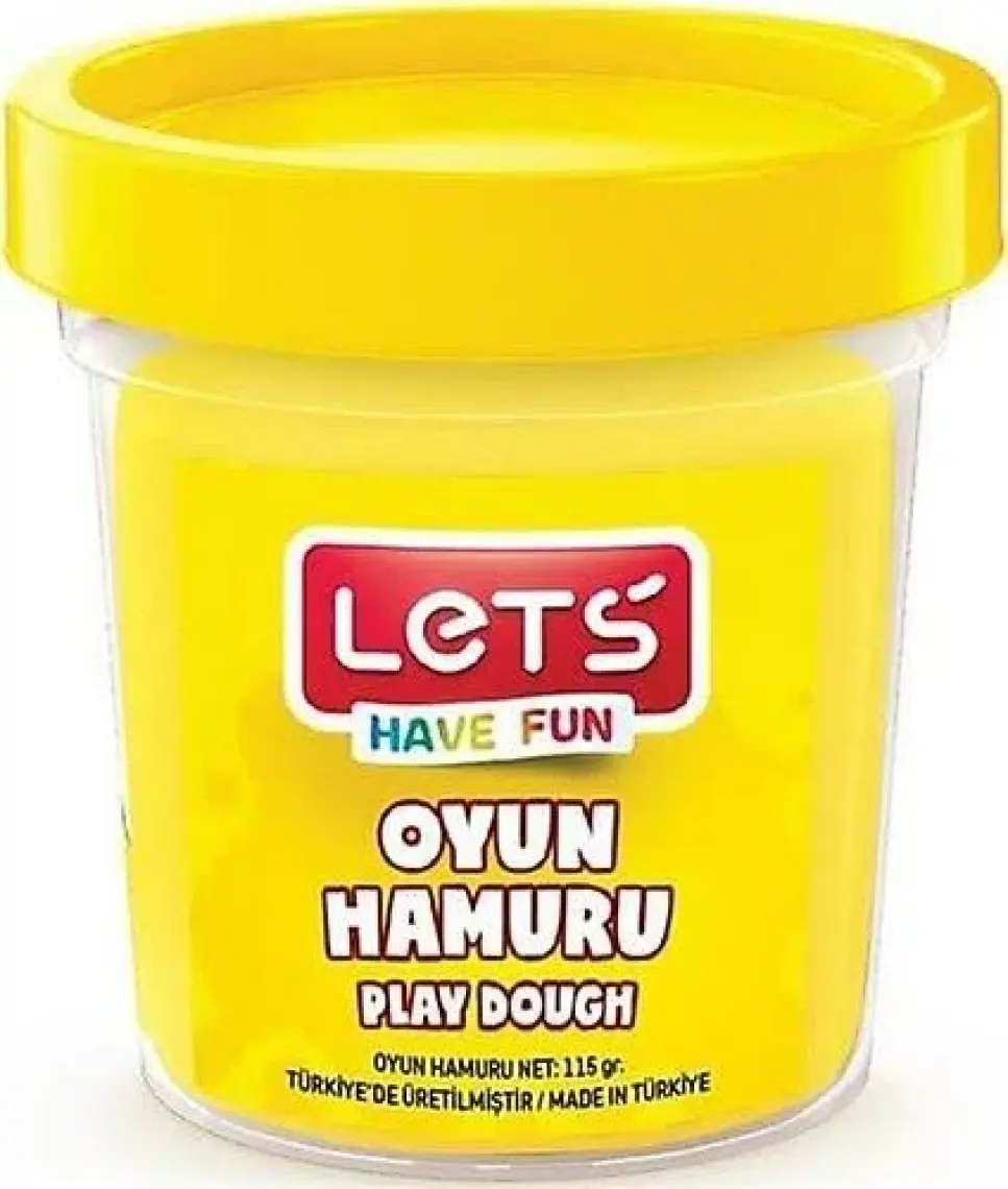 Lets Oyun Hamuru Tek Renk Siyah 150 Gr L-8340-10