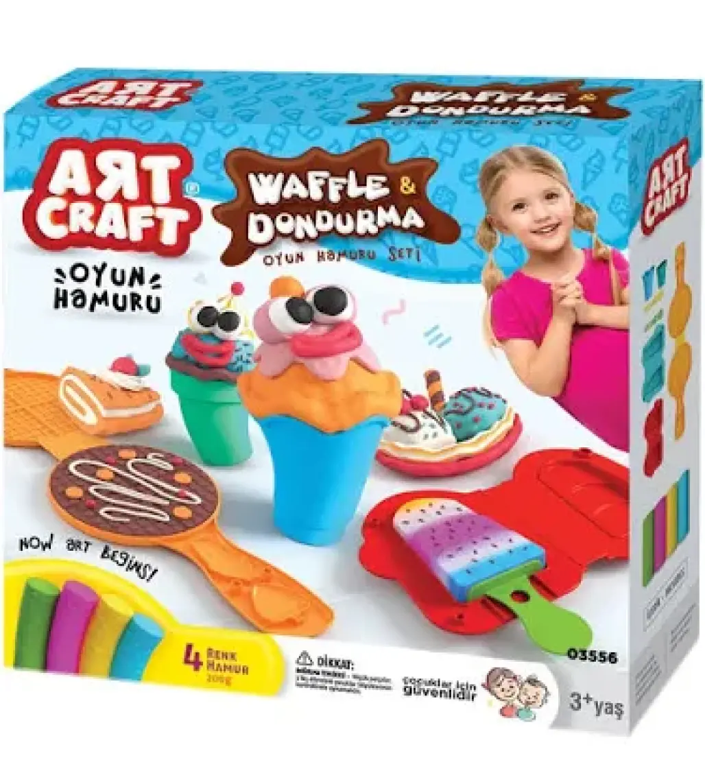 Art Craft Waffle Ve Dondurma Hamur Set 200 gr