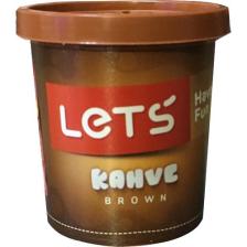Lets Tek Renk Oyun Hamuru Kahverengi 150 gr.