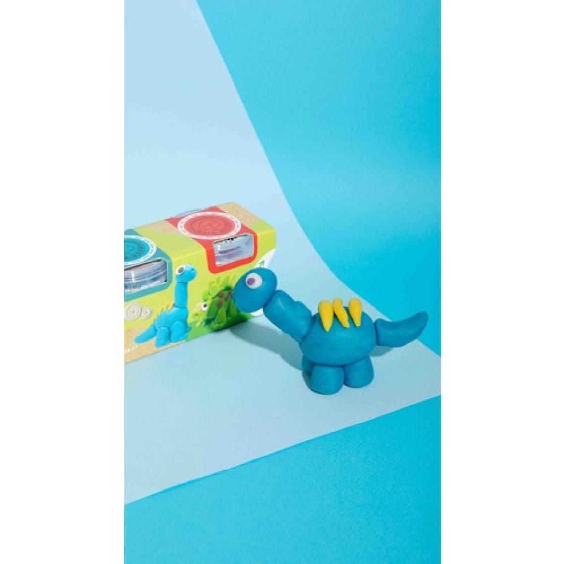 ChildGen Oyun Hamuru Ecocup - (125 grx4)4'lü Set - Dinozor