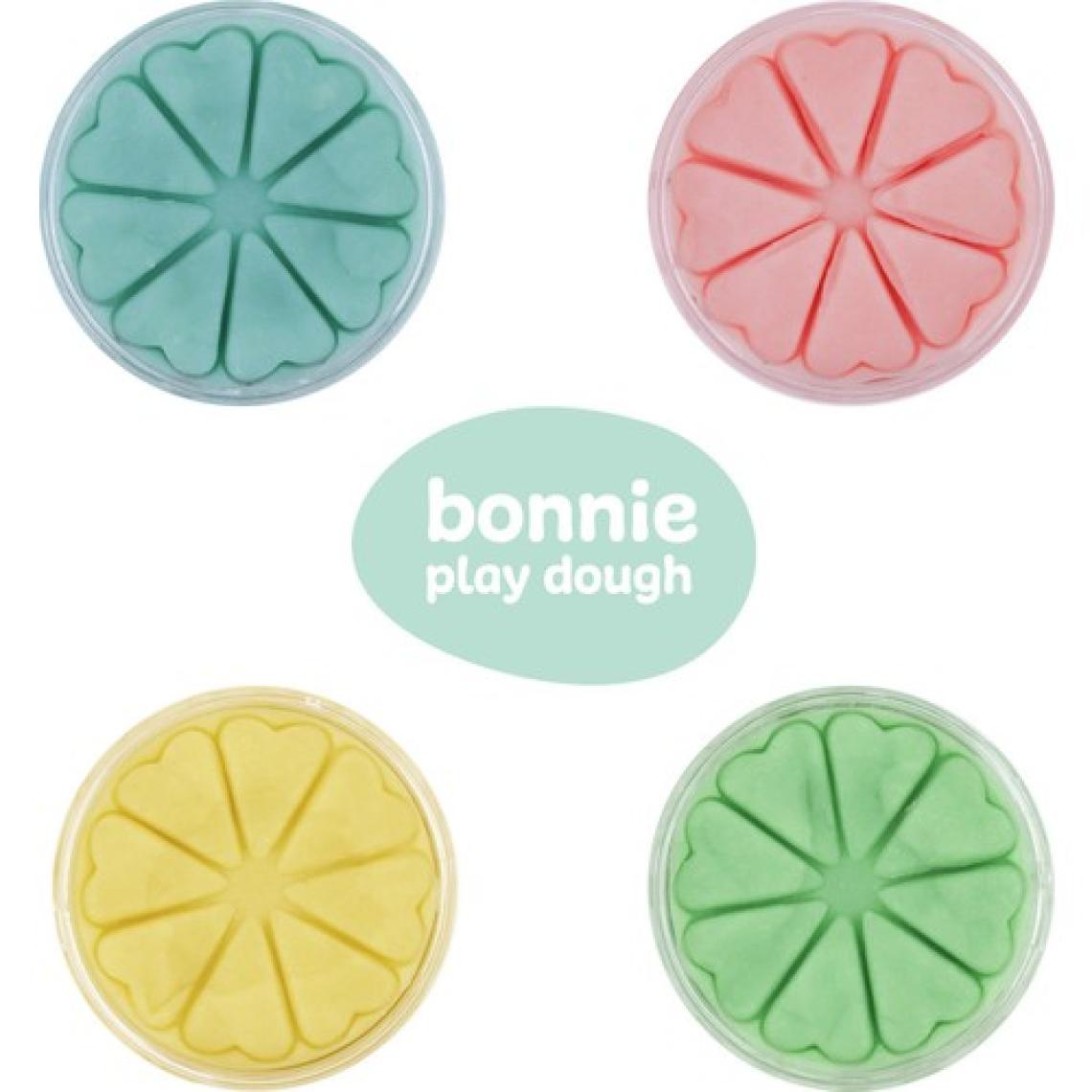 Bonnie Play Dough  Oyun Hamuru 4'lü Pastel Renk Seti 4*150GR