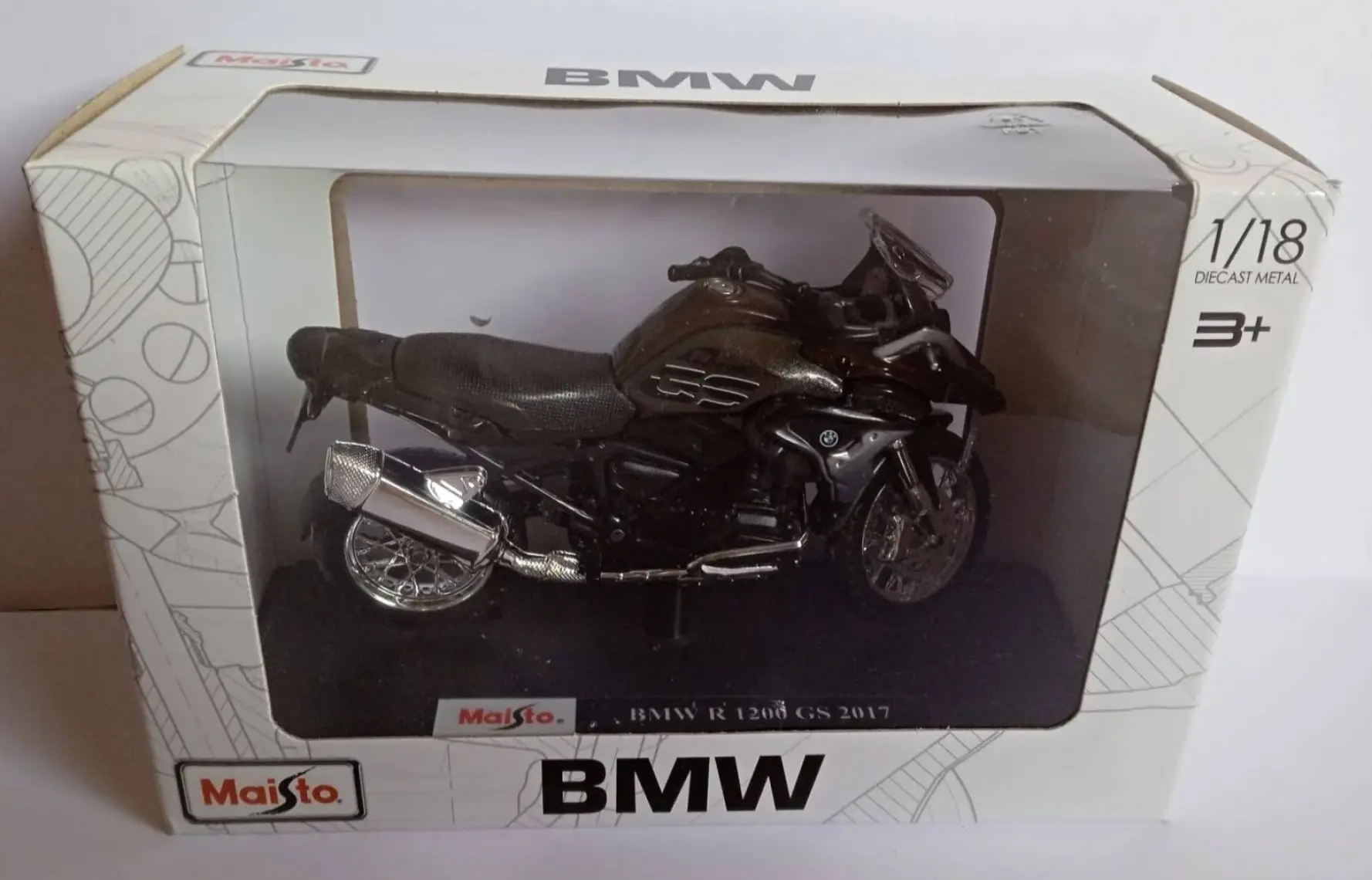 Maisto Bmw R1250 Gs Motosiklet 1/18 39351