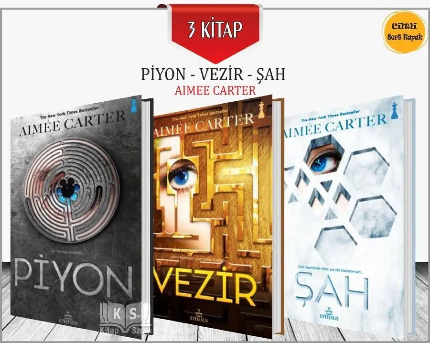 Piyon - Vezir - Şah (3 Kitap Set Ciltli) - Aimee Carter