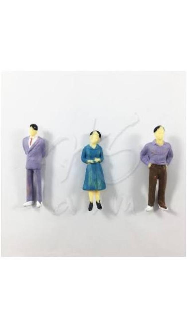 Vox Art 3'lü Maket Renkli Insanlar 1:50 Ölçek (Vım-59)