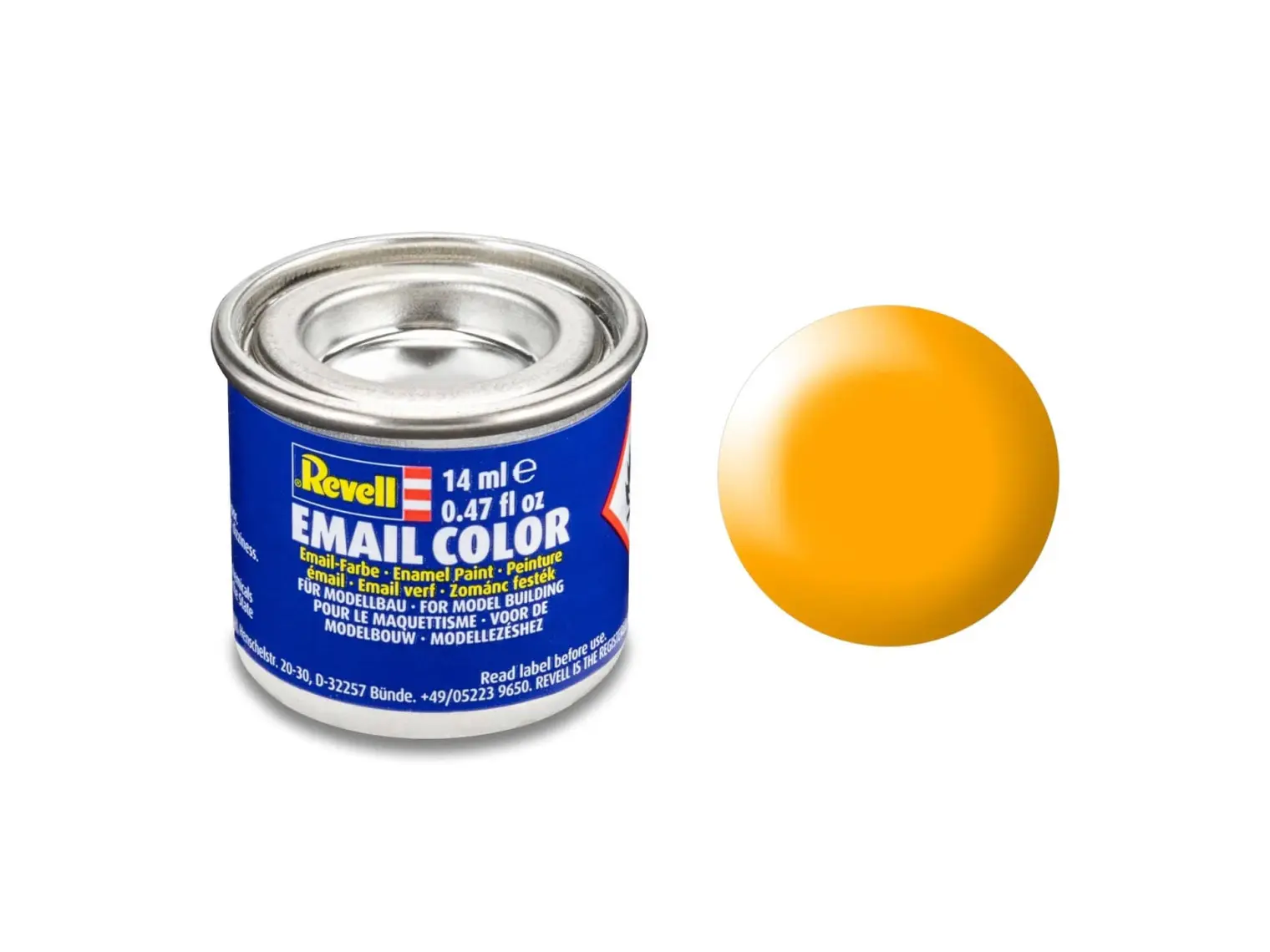 Revell-32310 Sarı İpek Plastik Maket Boyası (Yağlı Boya)