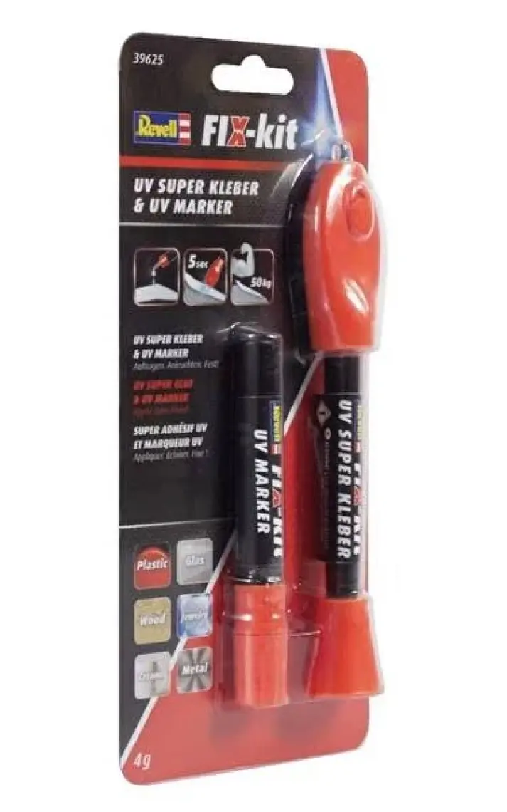 Revell Maket Aksesuar Fıx-Kit Uv Glue 39625