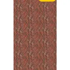 Eshel Maket Kırmızı Tuğla Desenli Karton Duvar 1/50 Ölçek 3'lü