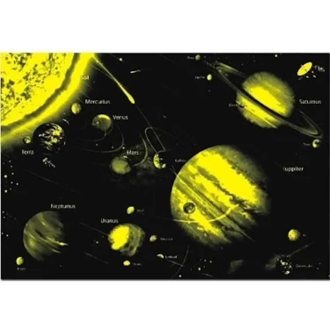 Educa Puzzle Solar System Neon (1000 Parça)