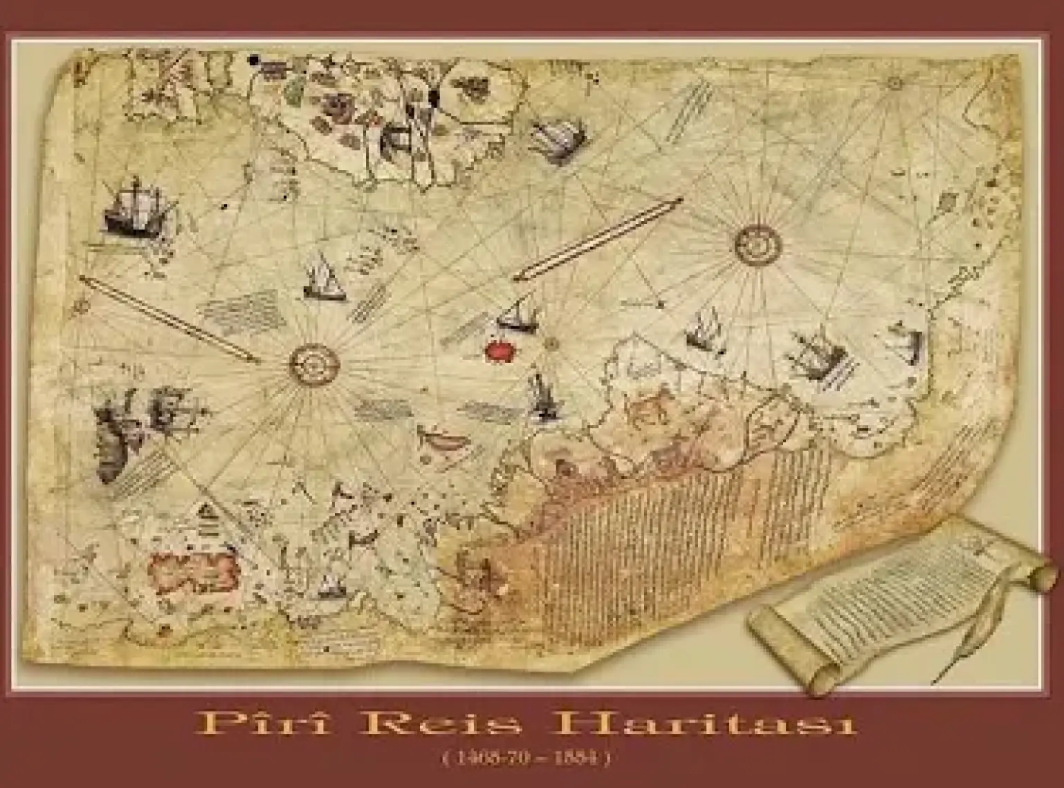 Art Puzzle Piri Reis Haritası 1000 Parça Puzzle 4308