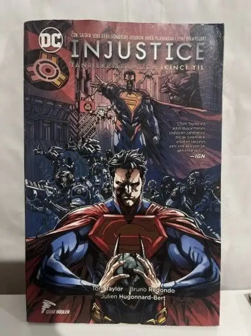 Injustice Tanrılar Aramızda İkinci Yıl Cilt 1 Türkçe Çizgi R - Tom Taylor