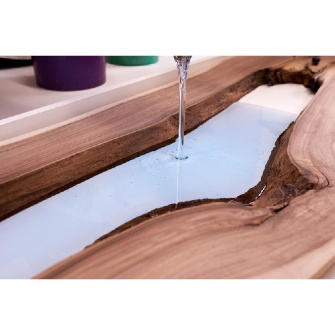 Power Time Epoxy 3 kg Wood Epoxy Quatro Maxi/ Kalın Döküm Ultra Şeffaf ve Parlak Epoksi Reçine Sehpa, Masa Için (Yeni)