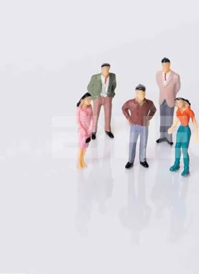 Eshel 1/100 6'lı Renkli Insan Figürü
