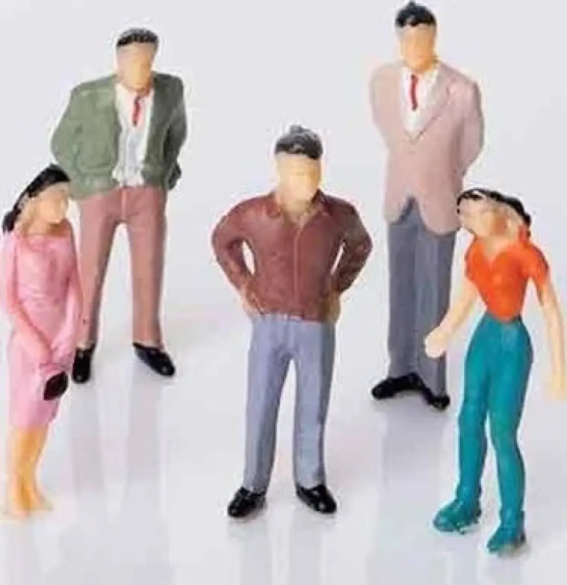 Eshel 1/100 6'lı Renkli Insan Figürü