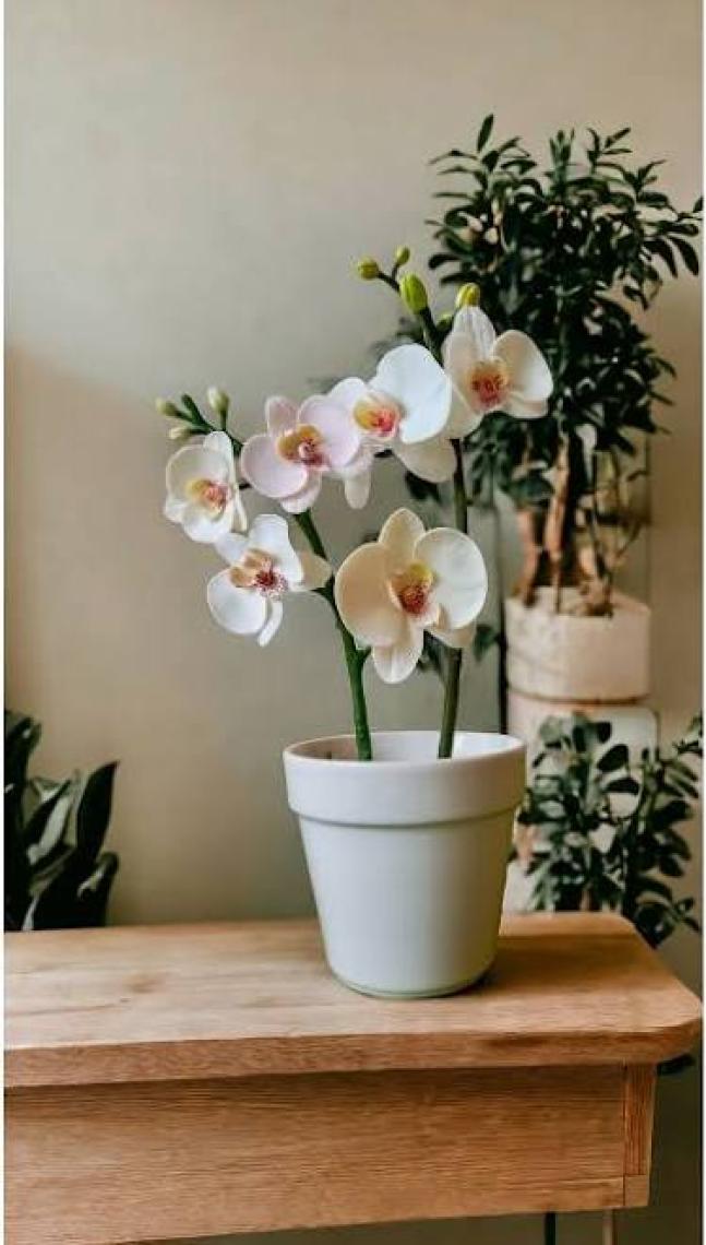 Smarta Silikon Kalıp / Flowers : Orchid & Leave / Çiçekler :orkide & Yaprak