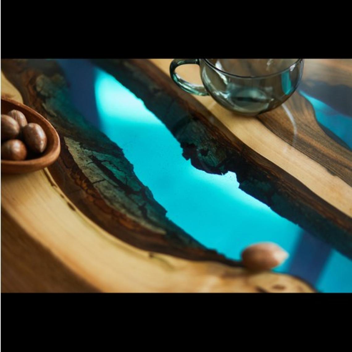 Power Time Epoxy Wood Epoxy Quatro Maxi/ Kalın Döküm Ultra Şeffaf ve Parlak Epoksi Reçine Sehpa, Masa Için (Yeni)