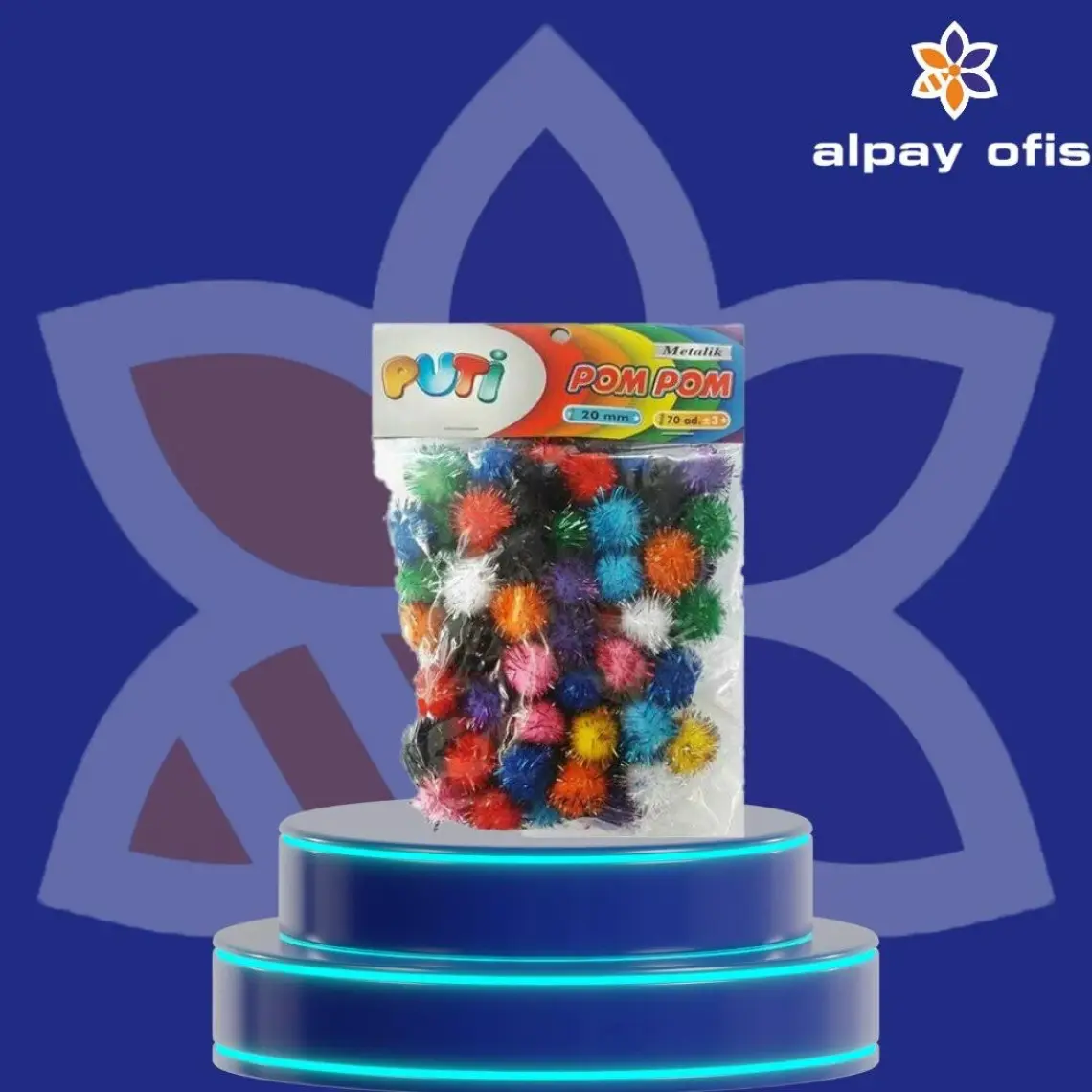 Puti Pom Pom Karışık