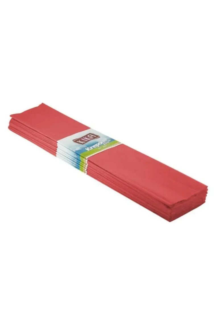 Kikajoy Krapon Kağıdı 50 x 200 cm 10'lu Kırmızı