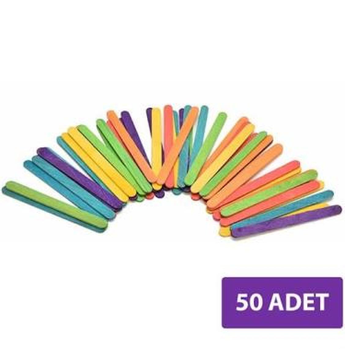 Colorbank Aktivite Çubuğu Küçük 9MMX11CM 6 Renkli 50'li