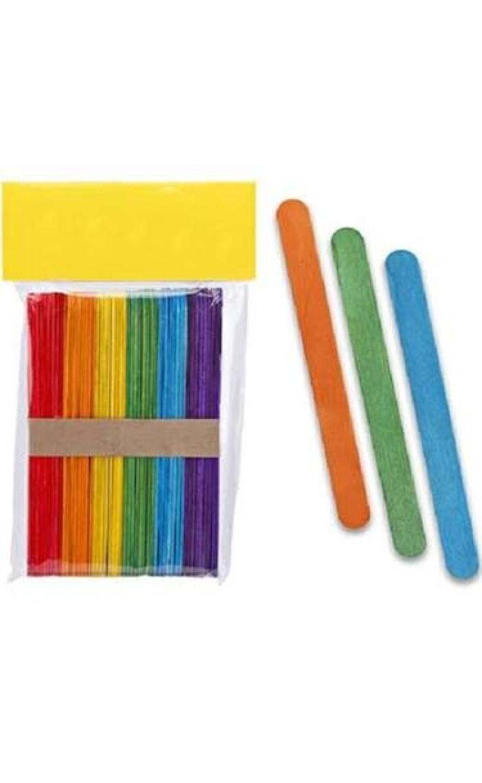 Colorbank Aktivite Çubuğu Küçük 9MMX11CM 6 Renkli 50'li