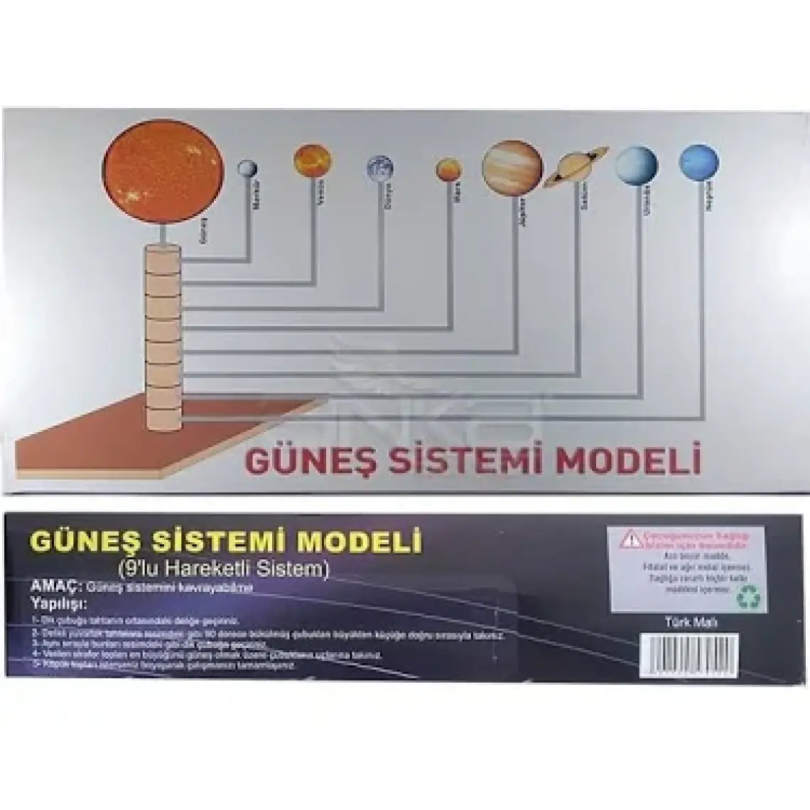 Hobi24 Güneş/Gezegen Sistemi Yapım Seti 9Lu