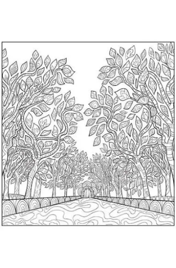 Karatay Colouring Relax Mandala Natürel Doğa