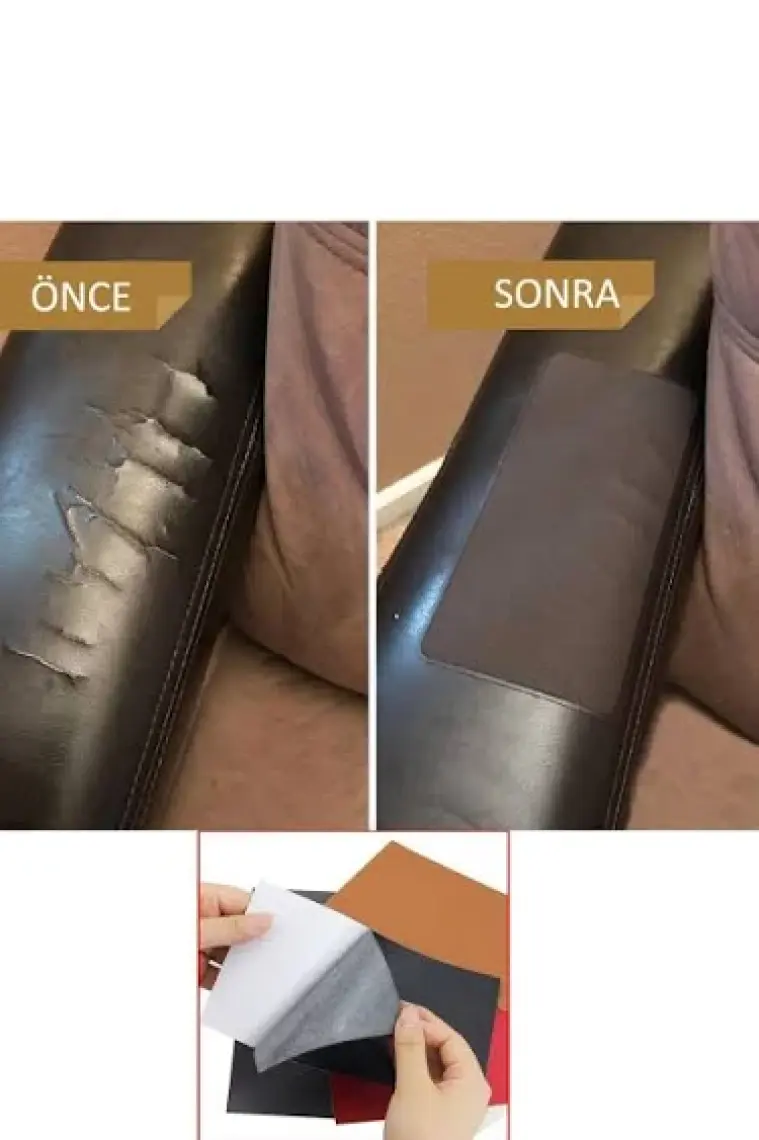 Direkt-Al Arkası Yapışkanlı Suni Deri 45 x100 cm. 8 Renk Seçenekli
