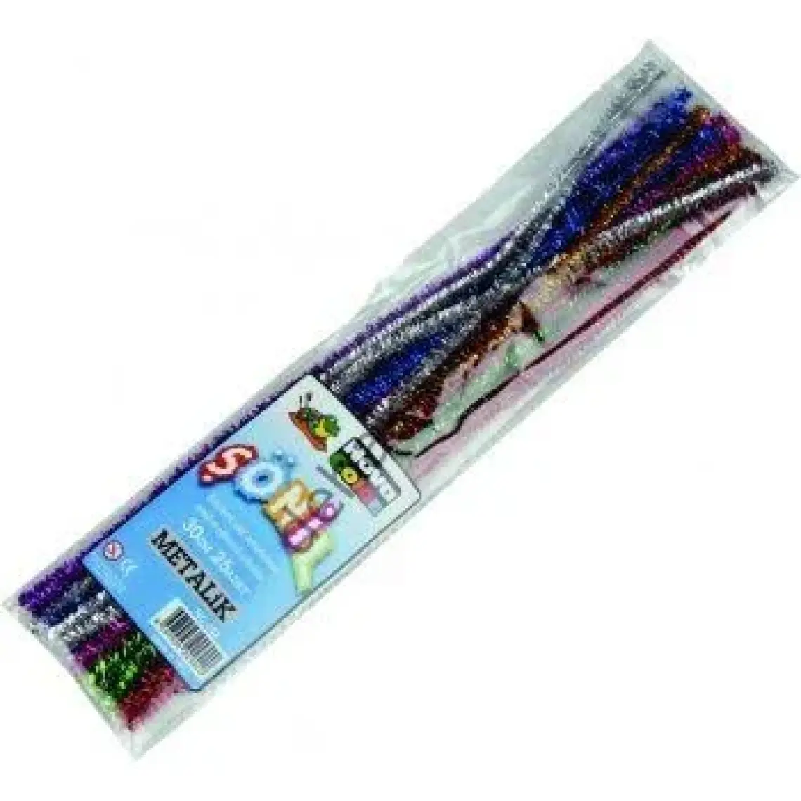 Nova Color Şönil Tüylü Tel Metalik 25'li 30 cm