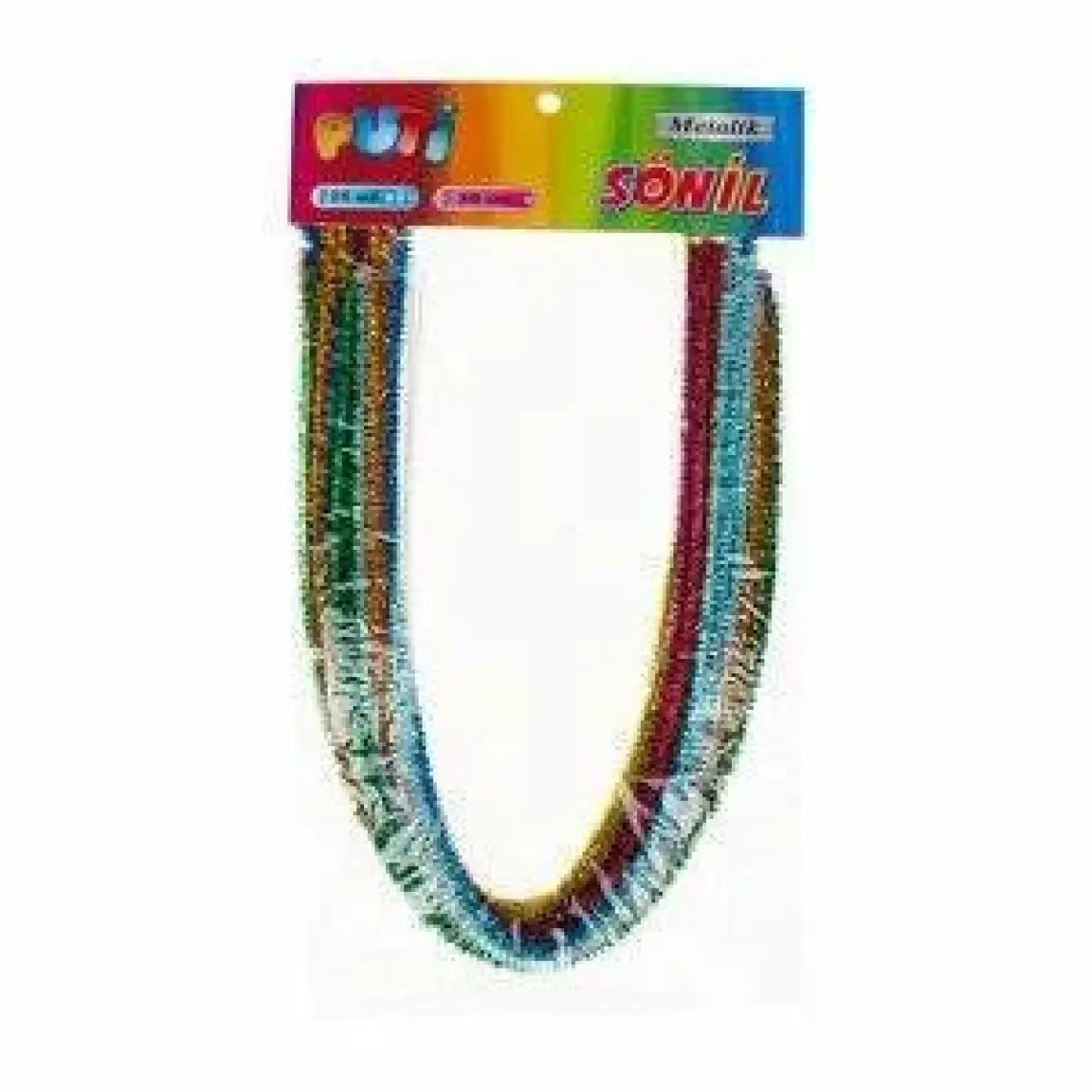 Puti Şönil 50 Cm Metalik