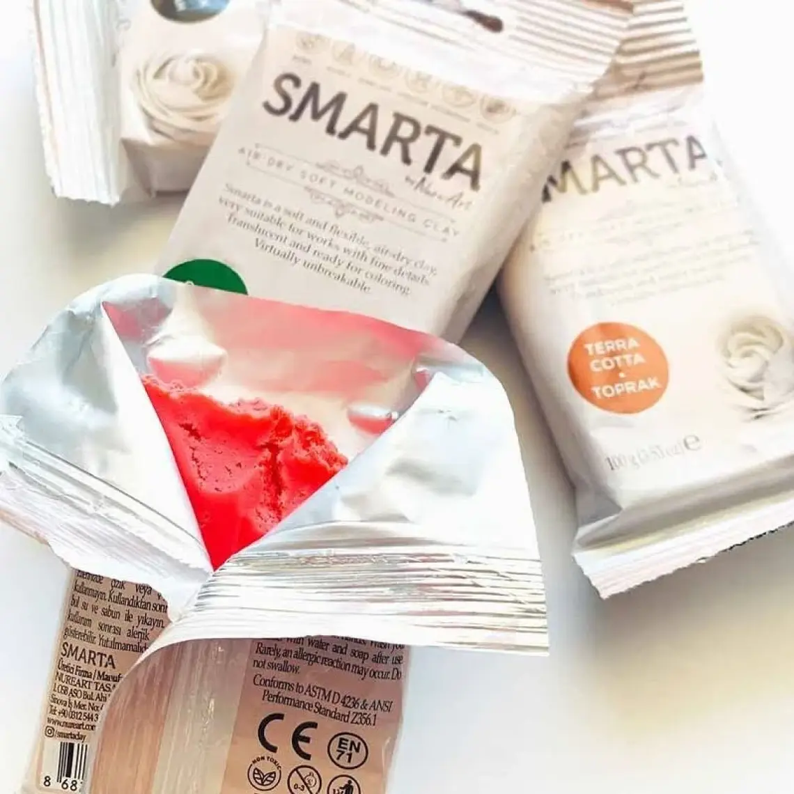 Smarta Kil Hamur Modelleme 100 gr Fuşya