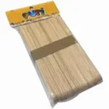 Puti Ahşap Renksiz Geniş Dondurma Çubuğu Abeslang (50 adet)