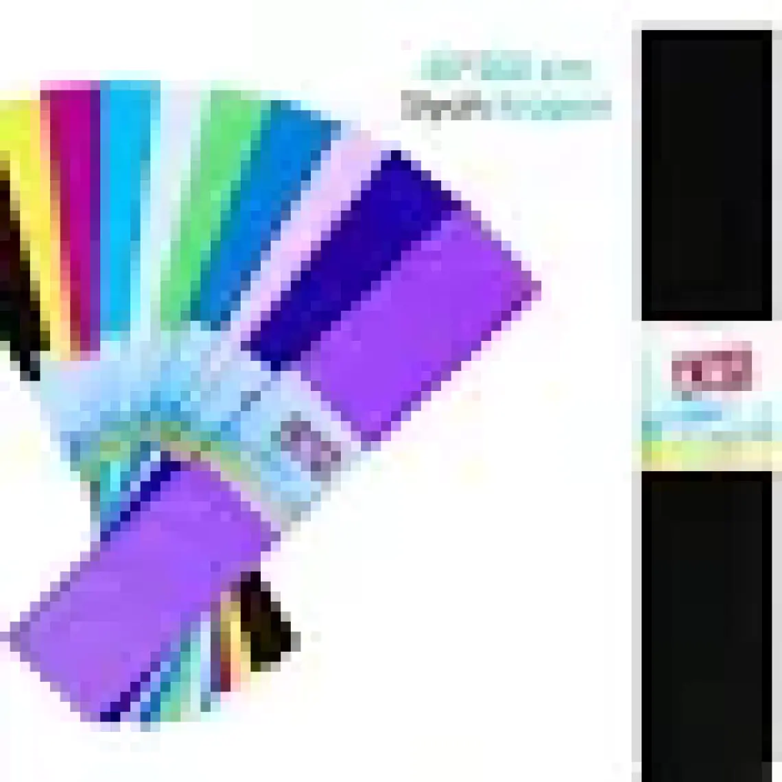 Kikajoy Krapon Kağıdı 50 x 200 cm 10'lu Siyah