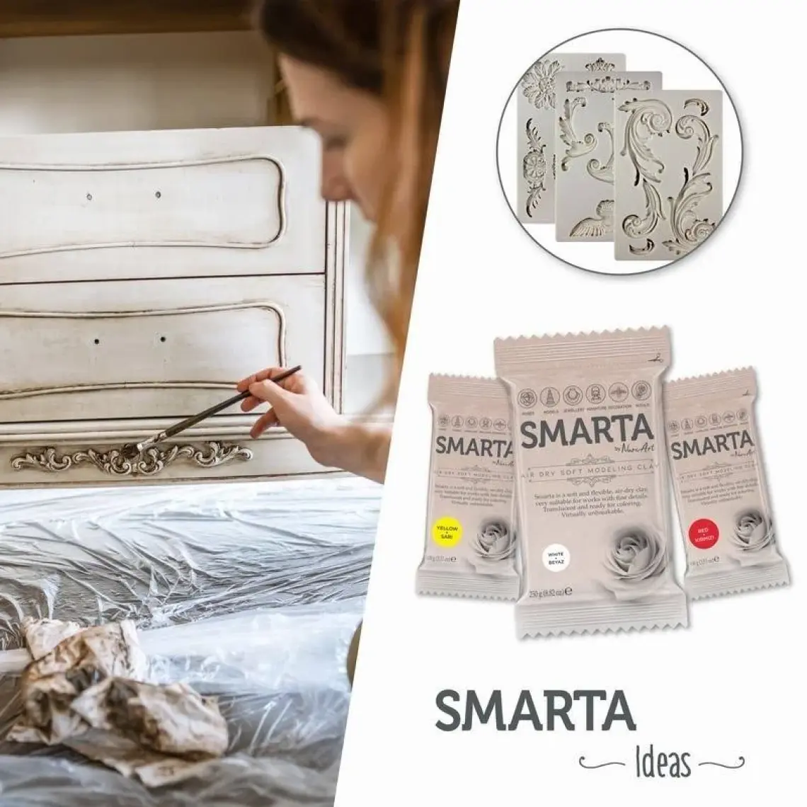 Smarta Modelleme Hamuru 100 gr Mor